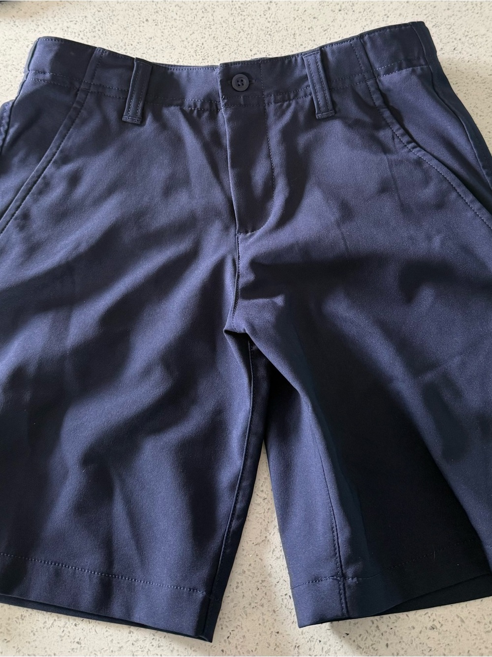 Boys Navy Golf Shorts
